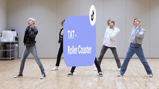TXT - Roller Coaster mirrored #TXT #RollerCoaster #DancePractice #DanceTutorial #NewMusic #추천
