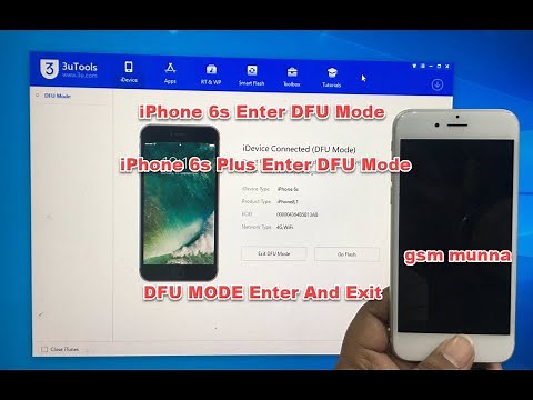iPhone 6s / 6s Plus Enter DFU Mode