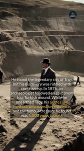 The controversial discovery of Troy continues to fascinate historians and archaeologists.#history #ancientdiscoveries #archaeology #historyfacts | Unseen Moments