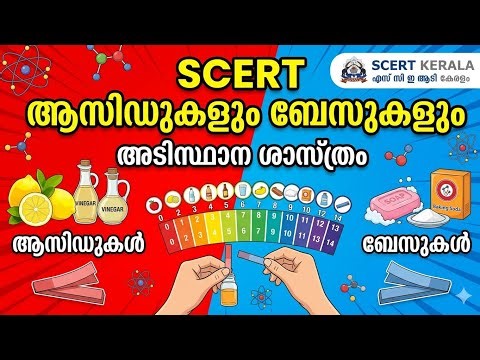 SCERT - Acids and Bases / Rank Maker PSC Tips/ Sujesh purakkad