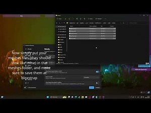 How to use/install avatar meshes for bloxstrap | Tutorial