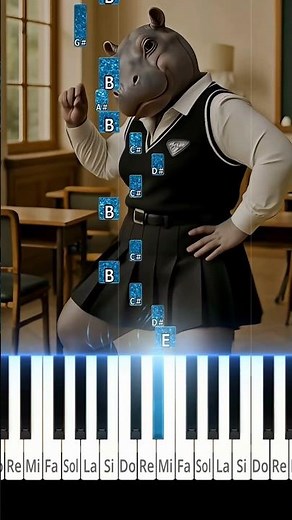 Brainrot Song | Easy Piano Tutorial #piano #brainrot