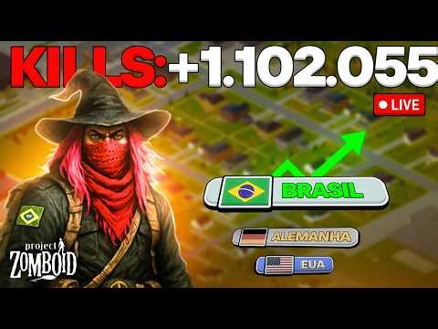 🔴 AO VIVO | 1.1 MILHÃO DE KILLS | 8 ANOS | MUNDIAL ZOMBOID 🇧🇷