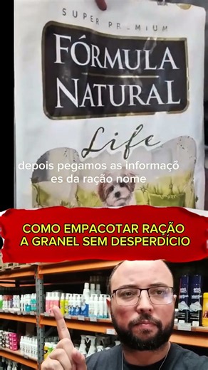 COMO EMBALAR RAÇÃO A GRANEL NO PETSHOP SEM DESPERDIÇAR! #petshop