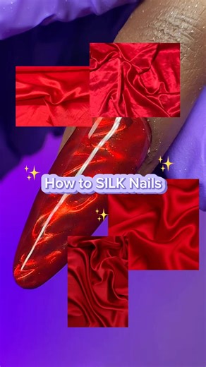 Silk nails in 60 seconds #nailart #silknails
