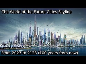 World of the Future Cities Skyline Year by Year (100 years from now 2023-2123)