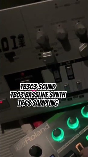 TB303 sound TB03 Bassline synth tr6s sampling #acidtechno #electronicmusic #303days