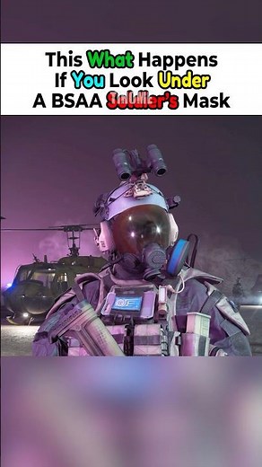 This Is What Happens If You Look Under a BSAA Soldier’s Mask - Resident Evil Requiem