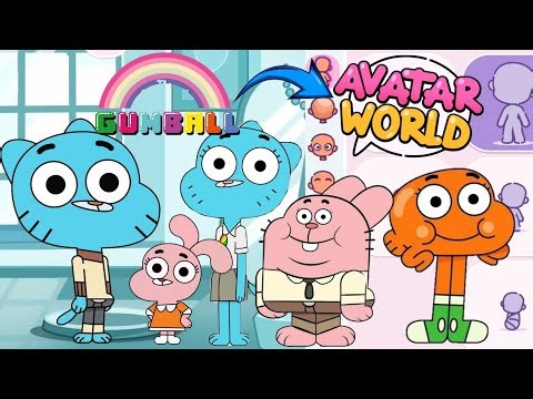 NEW ✅ HOW TO MAKE GUMBALL CHARACTERS IN PAZU AVATAR WORLD #avatarworld #gumball