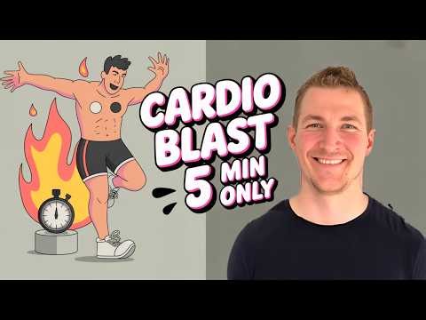 5-Minute Jumping Jacks Workout for Fat Burn 🔥 | Quick Cardio, Full Body & No Equipment! Music Boost!