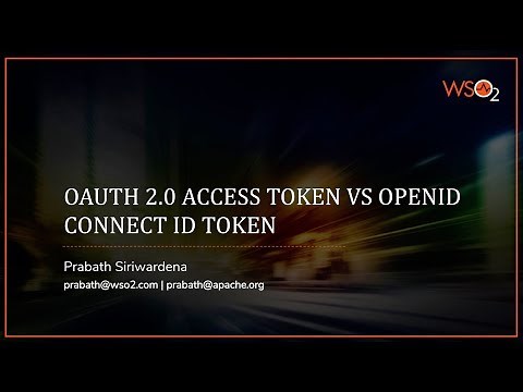 OAuth 2.0 Access Token vs. OpenID Connect ID Token
