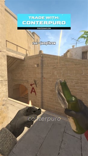 CS2 Mirage Combo Site A Smoke and 2 mollys