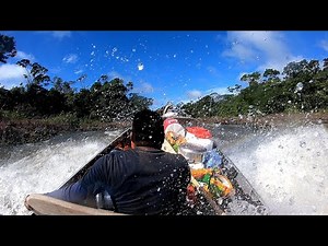 NAVIGATION EXTRÊME SUR UNE PIROGUE AMÉRINDIENNE - Haut Maroni, Guyane Française 💦