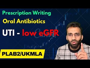 UTI with Low eGFR | Oral Antibiotic Prescription Writing | PLAB & UKMLA |