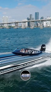 MTI Miami Moves #highperformance #mtiboats #speed #pokerrun #powerboat | Zip Zap Power