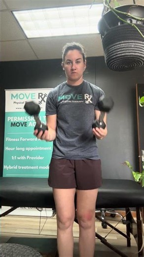 Supinated pinch grip biceps curl