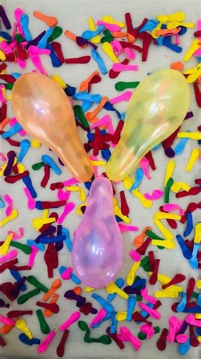 Pop Slow Balloon Deflate 🎈⏳💨 #poppballons #short #viral