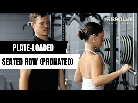 Plate Loaded Seated Row (Pronated Grip)