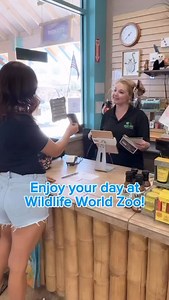 Hopping on this trend with your sign to visit Wildlife World Zoo with your bff or make a new friend at the zoo! Our friendly staff is always ready to welcome you with a smile 😃 Zoo hours: 8:00 am-4:00 pm Aquarium hours: 8:00 am-5:00 pm #funtimes #trending #zoofun #kaleyandkaylee #youtoo #greatday #zoofun #summer | Wildlife World Zoo