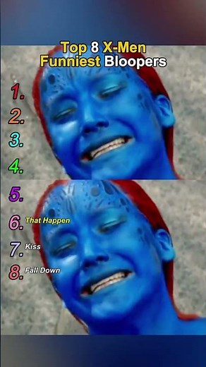 Top 8 X-Men funniest bloopers