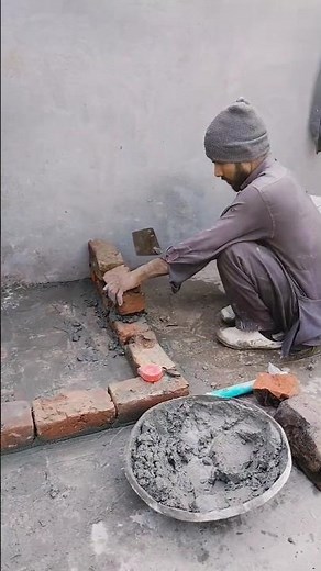 EASY STEPS TO BUILD OUTDOOR KITCHEN SINK TO WASH POT |Building Outdoor Sink |Amazing journey