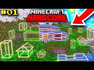 BUILDING THE BIGGEST BASE POSSIBLE in Minecraft Hardcore! (#1)