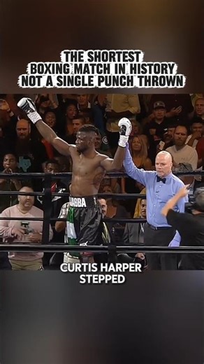 The Shortest Boxing Match in History Not a Single Punch Thrown #shorts