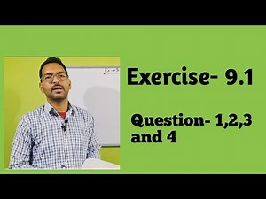 NCERT class 10th mathematics Ex- 9.1, question 1,2,3 and 4