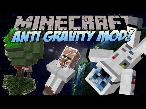 Minecraft | ANTI GRAVITY MOD! | Create your own PLANETS!) | Mod Showcase 1.7.10