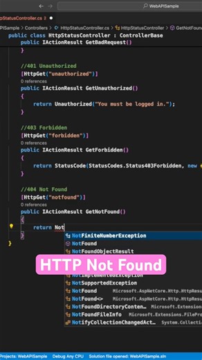 404 Not Found | HTTP Status Code #coding #webdevelopment