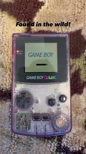 Atomic Purple Gameboy Color!