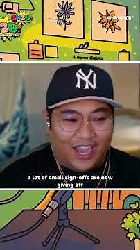 Why do email sign-offs usually give off a main character vibe?