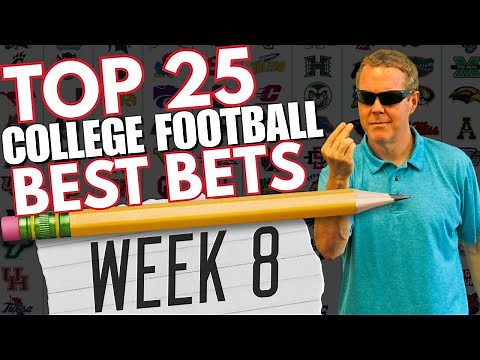🚨 Must-Bet Top 25 College Football Games! | College Football Week 8 Top 25 Betting Preview