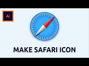 How to make Apple Safari icon in Adobe Illustrator