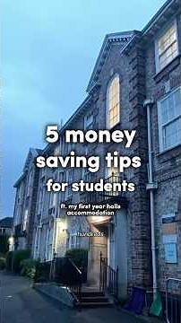 5 money saving hacks for uni students #unistudent #budgeting