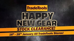 9.9K views · 36 reactions | Happy New Gear is on NOW! Get in before the 28th of Jan for great deals and savings on a huge range of the best industrial tools and equipment! For more details head to: https://www.tradetools.com/specials | TradeTools | Facebook