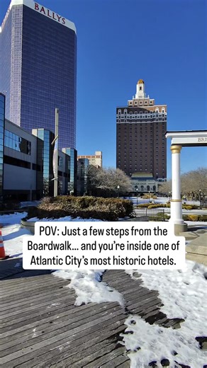 A short walk from the Boardwalk leads straight into Atlantic City history. | The Claridge Hotel