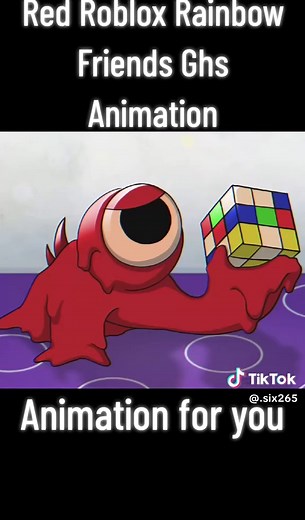 Red Rainbow Friends Roblox Ghs Animation