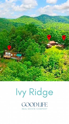 💲 PRICE REDUCTION 💲 The super successful rental business Farmhouse Cabin Rentals is LISTED FOR SALE y’all…. And the owner has also just REDUCED THE LISTING PRICE! This mountain estate includes 2 homes and a guest house in the sought-after Ivy Ridge neighborhood, on 2 acres with stunning land and year-round sunset views. All 3 dwellings are very well maintained & updated. Both of the cabins have excellent rental histories earning $80k combined & are in the top 1% of Airbnb homes. With mountain 