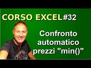 #32 Corso Excel: confronto automatico dei prezzi | Daniele Castelletti | Maggiolina informatica