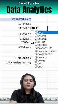 Excel COUNT & COUNTBLANK Explained | Data Analytics Formula Tips #shorts
