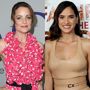 How Kimberly Williams-Paisley Literally Passed the Father of the Bride Baton to Adria Arjona