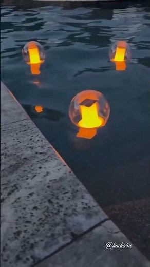 These Floating Pool Lights Just Changed Backyard Vibes Forever! 🌊✨