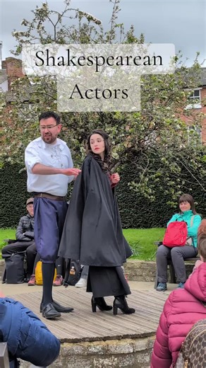 🌹 Shakespeare!🌹 🎭 Recently, you've been asking a lot about performances from the troupe of Shakespearean actors. Whether it's for public performances or private events, we can definitely help you! 🌟 The actors are here to help you elevate your event with short, accessible performances of Shakespeare's work that everyone can enjoy! 🏰 You can see some of them here, at v Shakespeare's Birthplace, where we work year round, and have done for a number of years - surely if it's good enough for the