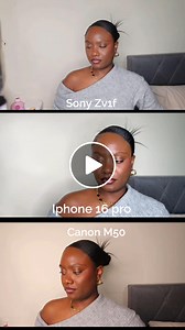 Camera Quality Comparison: Sony ZV1F, iPhone 16 Pro, and Canon M50