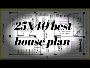 25x40 House plan,1000 sqft plan