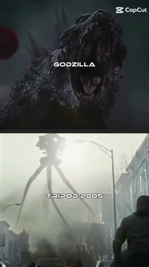 Godzilla 2014 Vs Tripod 2005 #godzilla #tripod #monsterverse #tripod2005 #capcut #fypviral #vsedits