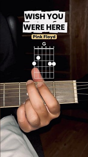 Wish You Were Here Guitar Tutorial - Pink Floyd - Easy Chords on Acoustic
