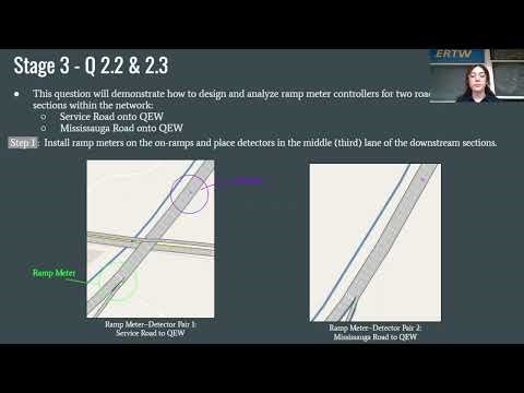 Analysis of a Transportation Network Model Using Aimsun