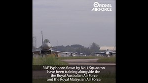 33K views · 483 reactions | No 1 Squadron have been preparing for the start of Exercise Bersama Lima 16 by flying close combat sorties with the Royal Australian Air Force and the Royal Malaysian Air Force. Operating out of RMAF Butterworth, in Malaysia, No 1 Squadron have been flying the Typhoon Multi Role Aircraft. The Typhoon is a highly capable aircraft, used worldwide, able to undertake air-to-air and air-to-ground operations. Video created by Sgt Neil Bryden | Royal Air Force | Facebook